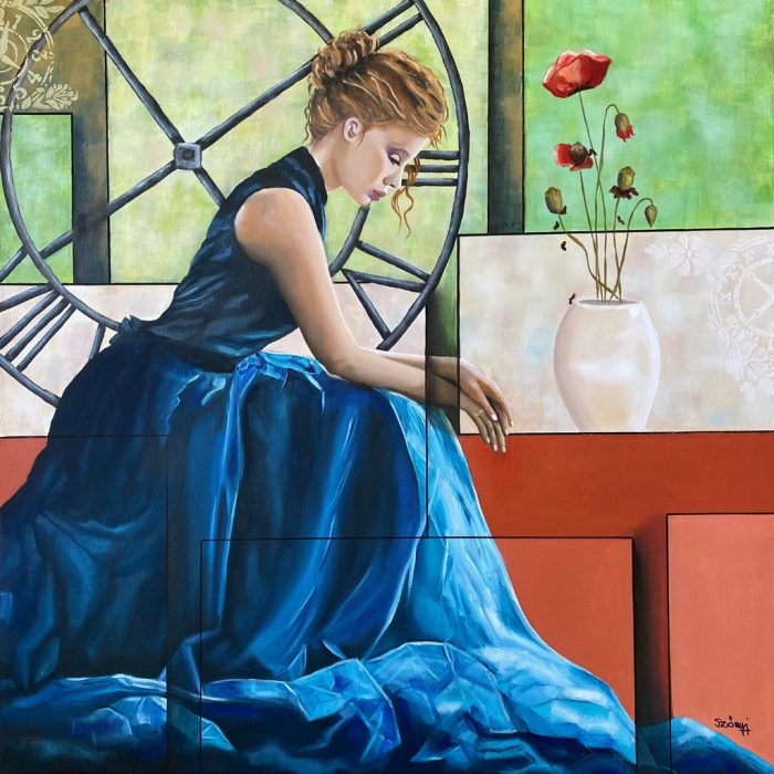 Szőnyi Andi festmények, alkotások, akvarell, olaj képek, absztrakt, gésák, virágok, dívák, nappaliba és hálószobába